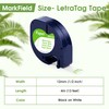 MarkField Compatible Label Tape, Replacement for Dymo Letratag Label Tape,