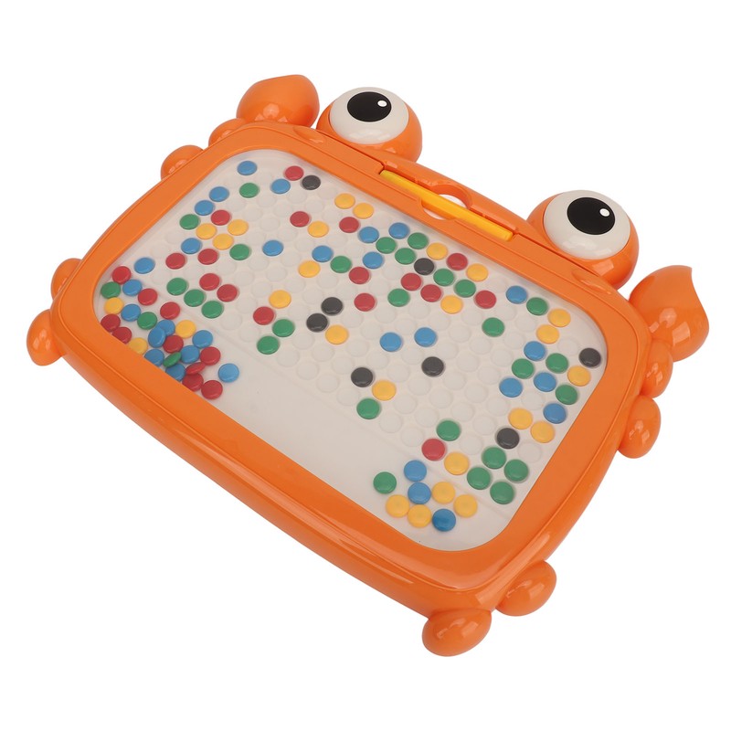 Magnetic Dot Drawing Board Cute Crab Shaped Doodle Board Educational