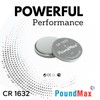 PoundMax CR 1632 Batteries 3v Lithium Button Cell Battery Combo