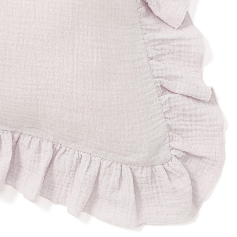 Francfranc Franc Ruffle Gauze Pillow Cover 70x50cm Light Purple Pillowcase