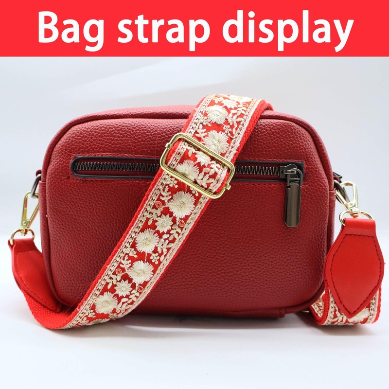 Adjustable Ethnic Wide Purse Strap for Women - Replace Thin