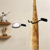 Ticway 1 Set Baseball Bat Wall Mount Metal Holder for