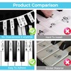 Removable Piano Sticker Easy Install Notes Guide for 88 Keys