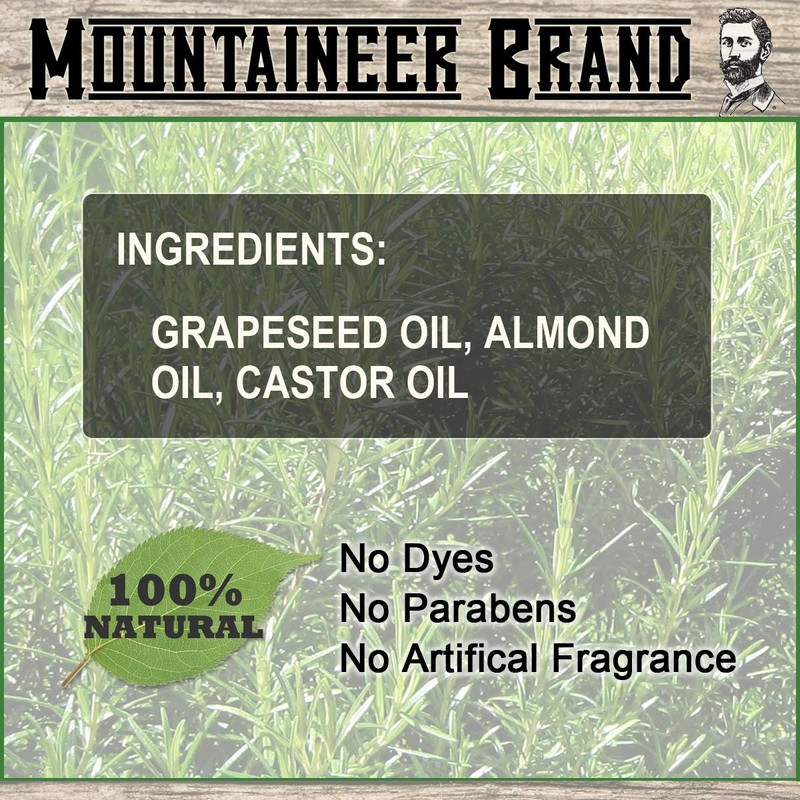 Mountaineer Brand Natural Unscented Beard Oil | Made in West