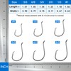 150pcs/box Circle Hooks 2X Strong Customized Offset Sport Circle Hooks