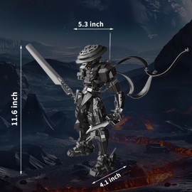 Snake Eyes Samurai Building Blocks Set,Ronin Warriors Model, Janpanese Anime Action Figure Toy Set,1053 Pcs Creative Toy Gifts