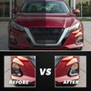 PGTOPONE Switchback White/Amber LED Front Bumper Fog Light DRL Amber