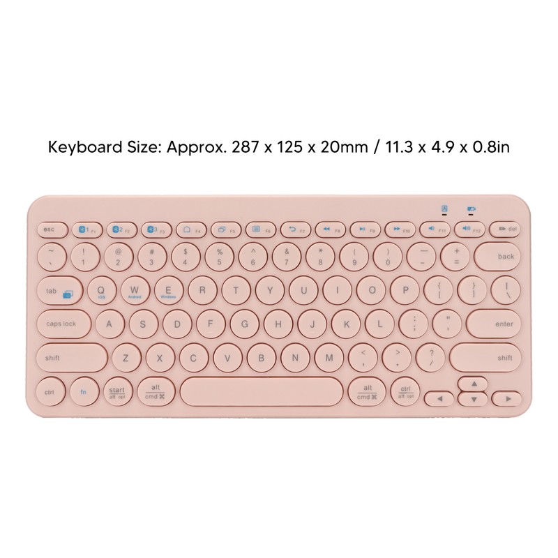 78 Key Wireless Keyboard Bluetooth 5.0 Programmable Ergonomics Laptop Keyboard