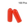 sourcing map Pack of 100 Rubber End Caps 3.5mm ID