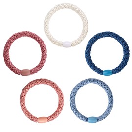 30 Pcs Hair Ties, Hair Bands, Ponytail Holders for Women Girls, No Damage No Crease Hair Elastics for Thick Hair, Long Braids, Ponytails and Other Hairstyles