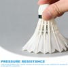 Rthynti 6Pcs Shuttlecocks Badminton, Professional Duck Feather Badminton, Shuttlecocks with