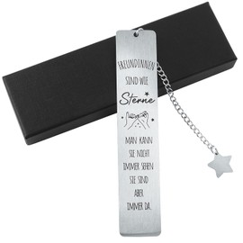 COLOFALLA Best Friend Gifts - Bookmark for Girlfriend Metal for Birthday Christmas with Gift Box Friendship Gift Idea for Women Girlfriends Are Like Stars (A)