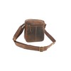 Visconti Compact Leather Messenger/Travel Bag S8 Oil Tan
