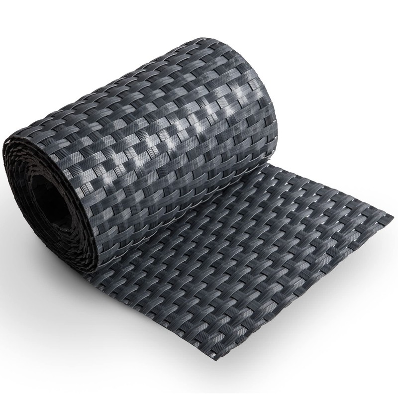 NYVI Polyrattan Privacy Screen Strips Privafence Anthracite 255 x 19