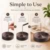 Incense Holder,Walnut Incense Stick Holders,Modern Simple Round Insence