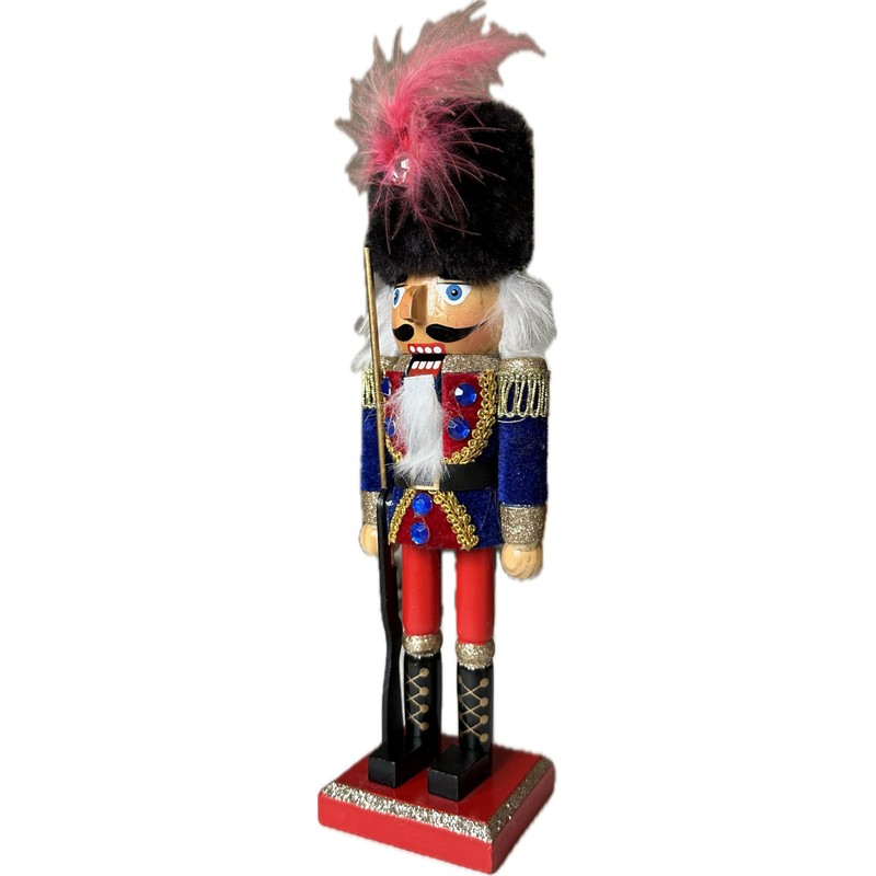 MaRab Traditional Nutcracker B Made of Wood Approx. 25.5 cm