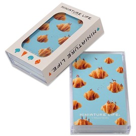 Hagoromo MINIATURE LIFE Playing Cards No. 82115, White