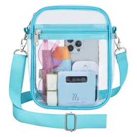 Oraben Clear Bag for Stadium Events Concert Bag Clear Purse PVC Shoulder Bags for Sports