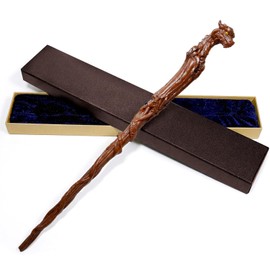 Rileryan Magic Wizard Wand Dragon Head Shape Magic Wand for Wizard Witch