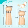 VKCHEF Pepper Mill Wood Salt Rock Mill Cat Design Set