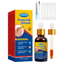 Nail Repair Liquid Drops for Thick, Damaged and Discoloured Nails Nail Care Renewal with Nail File