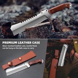 Outdoor Machete with Sheath for Cutting Trees, for Yard Work and for urvival Machete Ideal for Gardening,Camping, Fishing, Hunting, Bushcraft (G31)