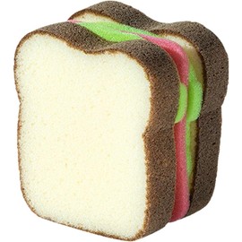 Sandwich Sponge, Cute Deep Cleaning Thickened Scrub Dish Wipe Sponge Kitchen Sponges for Kitchen Cleaning Supplies Kitchen Cleaning Sponge Dish Cloth Erase Stains Bath
