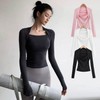 Active Health Pilates Pole Dance Women's Yoga Top 3 Colors T-shirt White/M