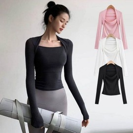 Active Health Pilates Pole Dance Women's Yoga Top 3 Colors T-shirt White/M