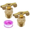 Joywayus 1/2''NPT Male RV Water Heater Replacement Drain Valve Durable