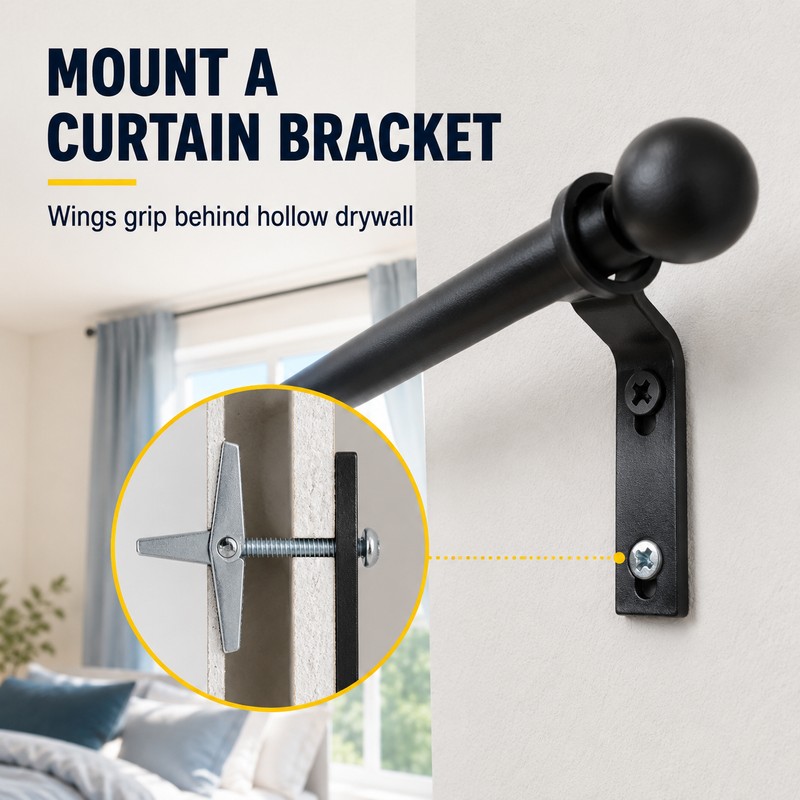 Heavy-Duty Toggle Bolt & Wing Nut Kit for Hollow Walls,