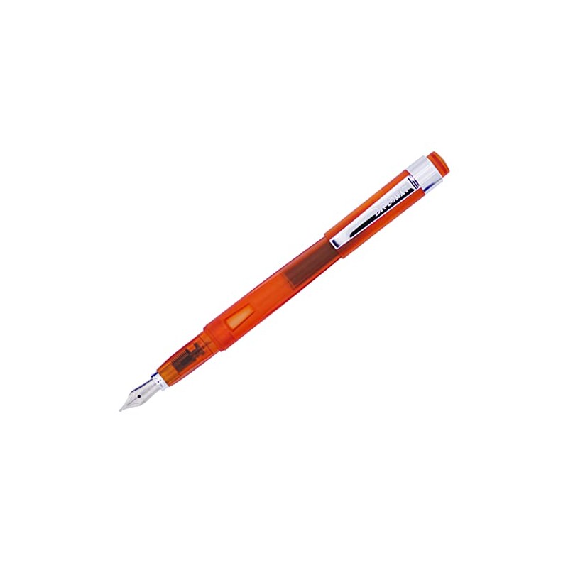 DIPLOMAT Magnum Fountain Pen Transparent Orange Fountain Pen with Stainless