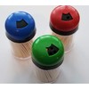Handy Housewares 3-pack Toothpick Storage Containers with Dispenser Lids -