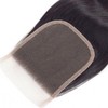 4X4 Closure Human Hair Unprocessed Natural Black Straight Human Hair