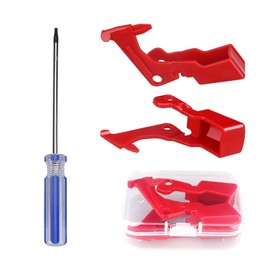 2 PCS Power Trigger Replacement Switch Button for Dyson V10 V11 with 1 PCS T8 Screwdriver, Vacuum Cleaner Switch Button ABS Red Button for Dyson Replacement Parts