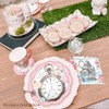 Talking Tables Truly Alice in Wonderland Birthday Tea Wreaths Serving