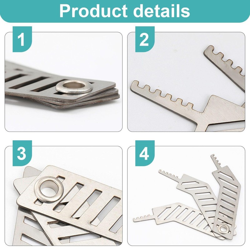 1 Piece Stainless Steel Lock-Opening Tool and 1 Piece Door