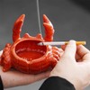 WAIT FLY Crab Ceramic Ashtray with Lid, Cute Cigar Ashtray