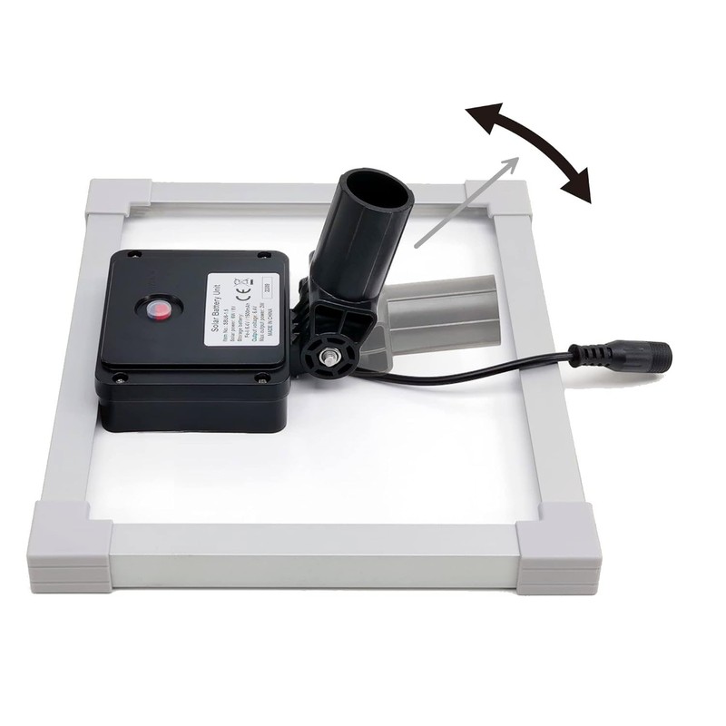 Solar Water Pump with Backup Battery for Birdbath, Fountain, Small