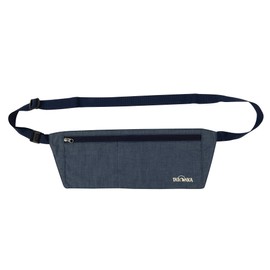 Tatonka Skin Moneybelt Flat and Lightweight Bum Bag with Two Compartments 2 Discreet Wear Under Clothing (Dark Blue), 12 x 33 cm