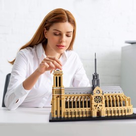 YaJie Micro Building Blocks Set for Adults Notre Dame Paris Architecture and Collection Creative Mini Bricks Model Toys Gifts for Kids 7380 pcs