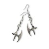 Gothic Vine Wrapped Executioner's Axe Medieval Renaissance Dangle Earrings