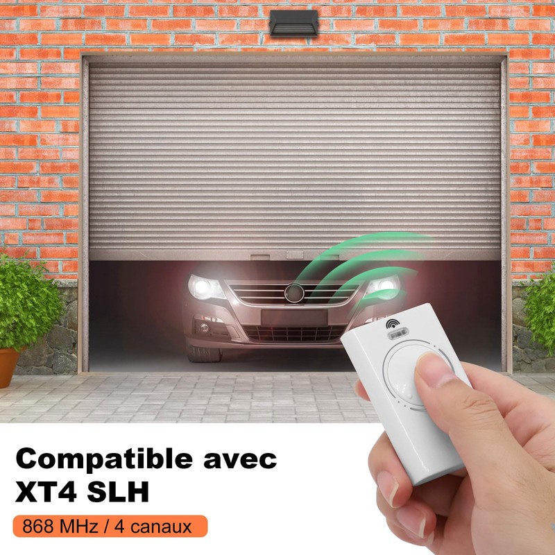 3x Remote Control Suitable for FAAC XT2 868 SLH (868