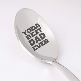 Dad Gift - Spoon Gift for Fathers Day | Birthday Gift from Daughter Son | Daddy Gift - Christmas/Thanksgiving Gift for Father | Tea Coffee Lovers Gift - 7 Inch Stainless Steel Spoon