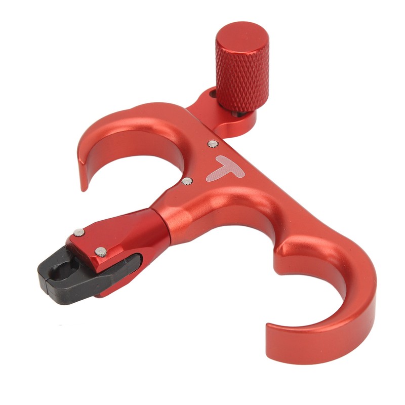 3 Finger Hand Held Bow Release Aluminum Alloy Thumb Release