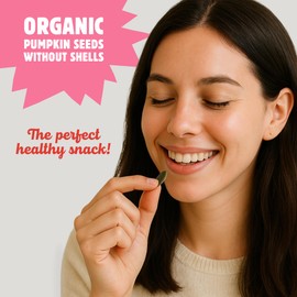 Top Fox Snacks Pumpkin Seeds to Eat (Himalayan Pink Salt, 5.5 oz – 2 Pack) - Gluten Free Snacks, Protein Snacks, Keto Friendly Snacks, Allergen Free Snacks, Paleo & Vegan - Organic Pop-Roasted