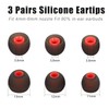 Luckvan Replacement Earbuds Tips Sport Silicone Earhooks Earbuds Cover Eartips