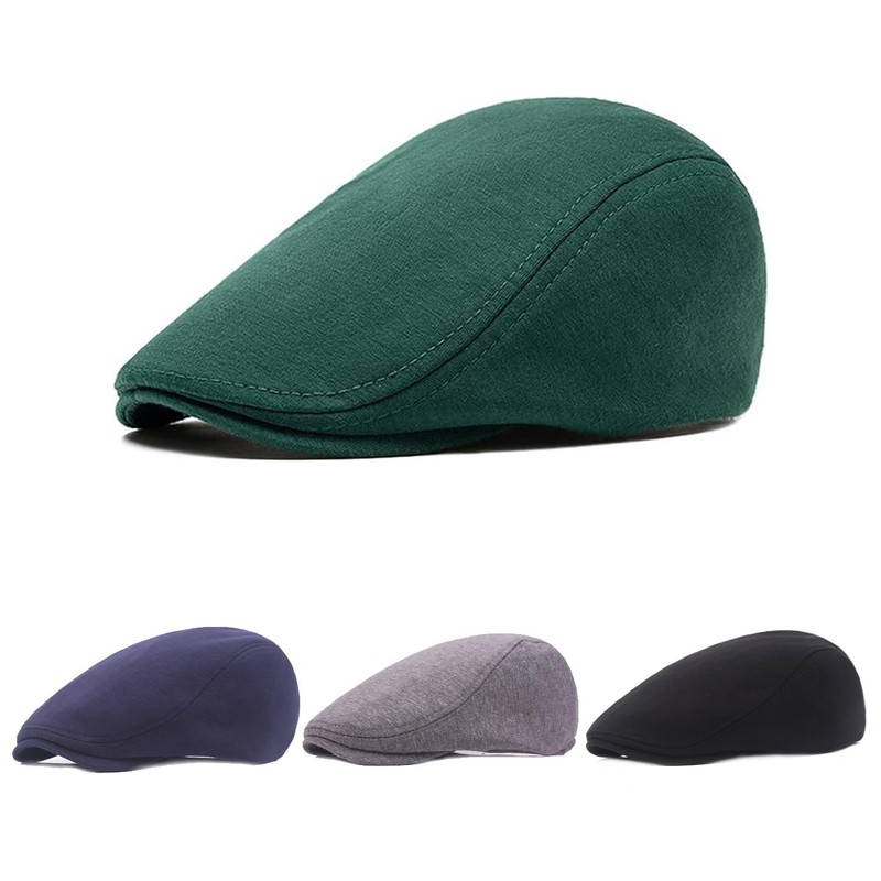 DOOVID Men's Newsboy Cap Retro Classic Beret Ivy Irish Gentleman
