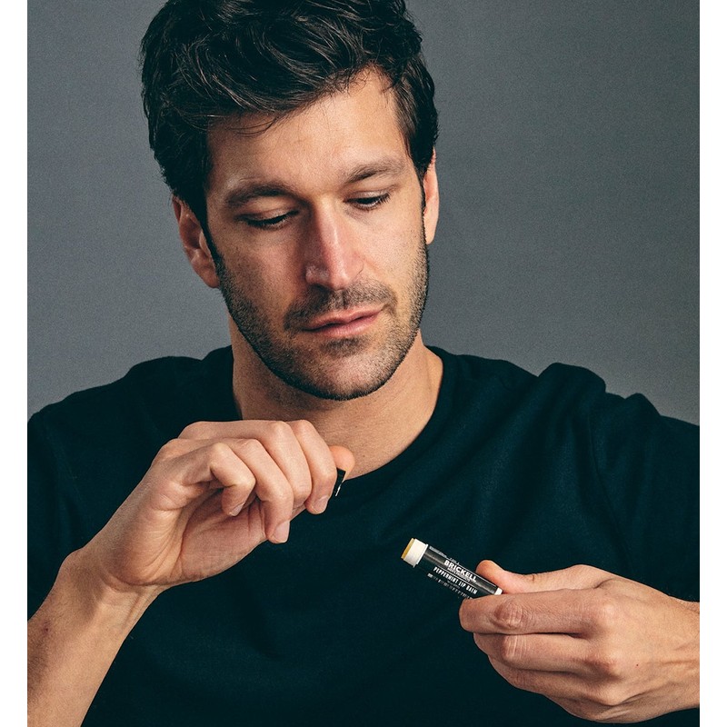 Brickell No Shine Lip Balm for Men Single Stick
