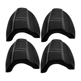 FRCOLOR Pack of 4 Glasses for Men Universal Side Protection for Glasses Blackout Glasses Clear Protective Glasses Glasses Umbrellas for Protection of Eyes Blind Glasses Black TPU New Material